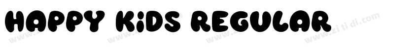 Happy Kids Regular字体转换